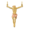 thumbnail image 1 of 14K Two-Tone Gold Charm Pendant 38 mm 25 Rose Corpus, 1 of 3