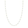 thumbnail image 1 of 14K Two-Tone Gold Men and Women's 18" 0.80mm Twisted Bar Cable Chain Necklace, 1 of 4