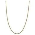 thumbnail image 1 of 14K Two-Tone Gold chain 20 in 2.75 mm 2.75mm Tri-color pave Valentino, 1 of 5