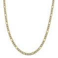 thumbnail image 1 of 14K Two-Tone Gold chain Figaro Pave 18 in 5.25 mm 5.25mm Semi-solid pave, 1 of 5