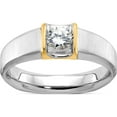 thumbnail image 1 of 14K Two-Tone Ibgoodman Men's 1/2 Carat Diamond Complete Ringsize 10 - Jbsp, 1 of 5
