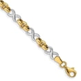 thumbnail image 1 of 14K Two-Tone Infinity 7.5 in. Bracelet, 1 of 1