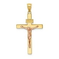 thumbnail image 1 of 14K Two-Tone Inri Crucifix Pendant, 1 of 1