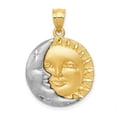 thumbnail image 1 of 14K Two-Tone Sun & Moon Charm, 1 of 1