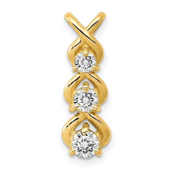 14K VS Diamond chain slide