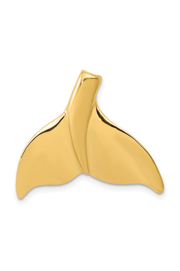14K Whale Tail Slide