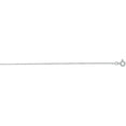 thumbnail image 1 of 14K White Gold 0.6mm Classic Box Chain with Spring Ring, 1 of 4