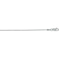 thumbnail image 1 of 14K White Gold 0.9mm Round Snake Chain with Lobster Lock, 1 of 4