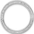thumbnail image 1 of 14K White Gold 1/2Ct. Diamond Channel Set Large Circle Chain Slide Made In India pm4711-050-wa, 1 of 5