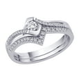thumbnail image 1 of 14K White Gold 1/4 ct. Diamond Bridal Engagement Set (G-H Color, SI2-I1 Clarity), 1 of 5