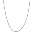 thumbnail image 1 of 14K White Gold 1.65mm Solid Diamond Cut Cable Chain Necklace Size 20, 1 of 7