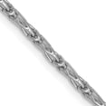 thumbnail image 1 of 14K White Gold 1.6mm D/C Long Link Franco Chain, 1 of 5