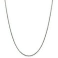 thumbnail image 1 of 14K White Gold 1.75mm Round Box Chain 24 Inch, 1 of 6