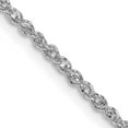 thumbnail image 1 of 14K White Gold 1.7mm Ropa Chain (20 X 1.7) Made In Indonesia wrpa028-20, 1 of 5