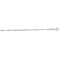 thumbnail image 1 of 14K White Gold 1.9mm Figaro Chain with Spring Ring, 1 of 4