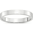 thumbnail image 1 of 14K White Gold 14Kw 3mm Ltw Flat Band Size 11 Made In United States wfll030-11, 1 of 5