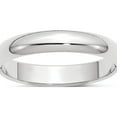 thumbnail image 1 of 14K White Gold 14Kw 4mm Half Round Band Size 13.5 Made In United States whr040-13.5, 1 of 5