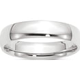 thumbnail image 1 of 14K White Gold 14Kw 5mm Ltw Comfort Fit Band Size 6.5 Made In United States wcfl050-6.5, 1 of 5