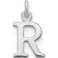 thumbnail image 1 of 14K White Gold 14Kw Cutout Letter R Initial Pendant - Jbsp, 1 of 5
