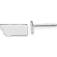 thumbnail image 1 of 14K White Gold 14Kw Montana State Earrings (6.03 X 11.76) Made In United States xne50w-mt, 1 of 5