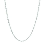 KARAT RUSH 14K White Gold 16in 1.5mm Cable Chain with Lobster Clasp