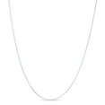 thumbnail image 1 of 14K White Gold 18in 1mm Round Wheat Chain with Lobster Clasp, 1 of 4