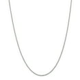 thumbnail image 1 of 14K White Gold 2.0mm Handmade Regular Rope Chain 24 Inch, 1 of 6