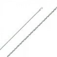 thumbnail image 1 of 14K White Gold 2.2mm Double Link Hollow Rope Chain :  20", 1 of 4