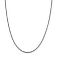 thumbnail image 1 of 14K White Gold 2.3mm Franco Chain 24 Inch, 1 of 6