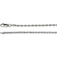 thumbnail image 1 of 14K White Gold 2.5mm Rope 24" Chain, 1 of 1