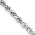 thumbnail image 1 of 14K White Gold 2.75 mm D-C Quadruple Rope Chain, 1 of 1