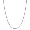 thumbnail image 1 of 14K White Gold 2.75mm Handmade Regular Rope Chain, 1 of 1