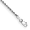 thumbnail image 1 of 14K White Gold 2 mm Regular Rope Chain 8 in. Bracelet, 1 of 1