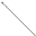 thumbnail image 1 of FJC Finejewelers 14k White Gold 2mm Bright Cut Rope Chain Bracelet, 1 of 3