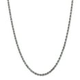 thumbnail image 1 of 14K White Gold 3.5mm Diamond Cut Rope Chain 24 IN, 1 of 6