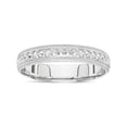 thumbnail image 1 of 14K White Gold 3mm Design Etched Wedding Band (Size 5) Made In Puerto Rico xwb250-5, 1 of 2