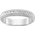 thumbnail image 1 of 14K White Gold 3mm Design Etched Wedding Band (Size 6) Made In Puerto Rico xwb250-6, 1 of 5