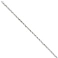 thumbnail image 1 of 14K White Gold 3mm Fancy Link Chain, 1 of 5