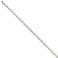 thumbnail image 1 of 14K White Gold 4.25mm Fancy Link Chain 24 Inch, 1 of 5
