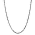 thumbnail image 1 of 14K White Gold 4.5mm Flat Curb Chain, 1 of 3