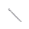 thumbnail image 1 of 14K White Gold 4.6 mm Hand-Polished Link 8 in. Bracelet, 1 of 1