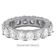 thumbnail image 1 of 14K White Gold 4-Prong Setting 1.16 Carat Total Natural Diamonds Classic Eternity Ring, 1 of 1