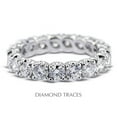 thumbnail image 1 of 14K White Gold 4-Prong Setting 1.41 Carat Total Natural Diamonds Classic Eternity Ring, 1 of 1