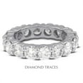 thumbnail image 1 of 14K White Gold 4-Prong Setting 1.55 Carat Total Natural Diamonds Classic Eternity Ring, 1 of 1