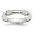 thumbnail image 1 of 14K White Gold 4 mm Half Round with Edge Band, Size 11, 1 of 1