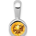 thumbnail image 1 of 14K White Gold .40 Citrine Pendant (15 X 6) Made In United States xp2095ci, 1 of 5