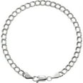 thumbnail image 1 of 14K White Gold 4mm Solid Charm 7" Bracelet, 1 of 3
