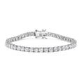 thumbnail image 1 of 14K White Gold 5.00 Cttw Prong Set Lab Grown Round Diamond Classic Tennis Bracelet (F-G Color, VS2-SI1 Clarity) - 7.25", 1 of 7