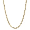 thumbnail image 1 of 14K White Gold 5.25mm Concave Anchor Chain Necklace Size 18, 1 of 3