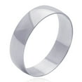 thumbnail image 1 of 14K White Gold 5mm Classic Plain Light Wedding Band (Size 6 to 11.5), 11, 1 of 5